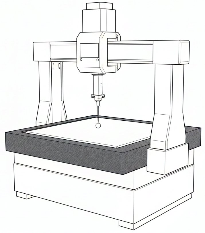 Machine mesure tridimensionnelle MMT Mora Zeiss Tesa Mitutoyo Werth Hexagon Renishaw Mahr Wenzel